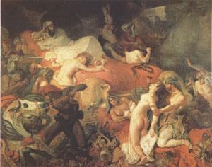 Eugene Delacroix Death of Sardanapalus (mk05) Sweden oil painting art